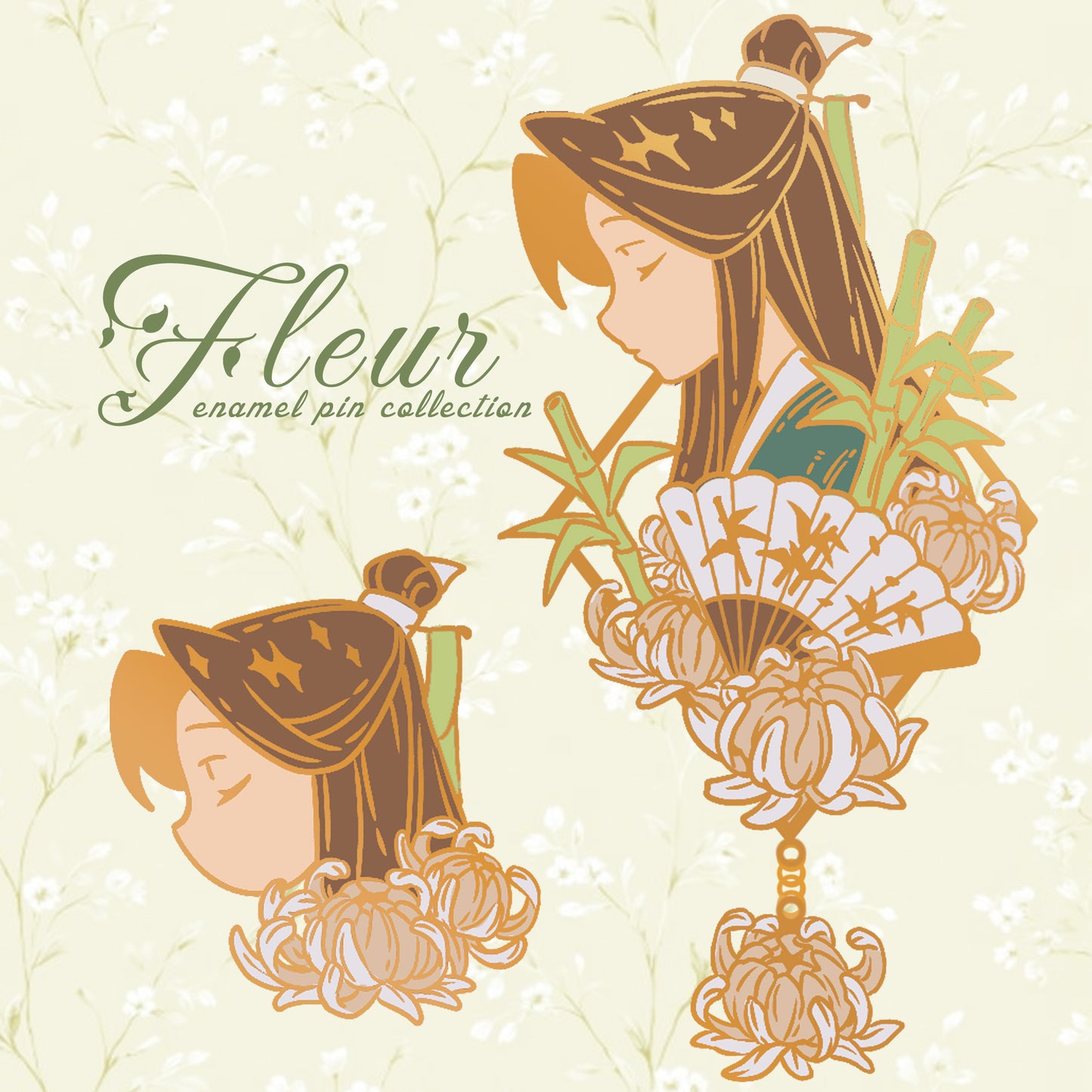 MXTX Fleur Pins