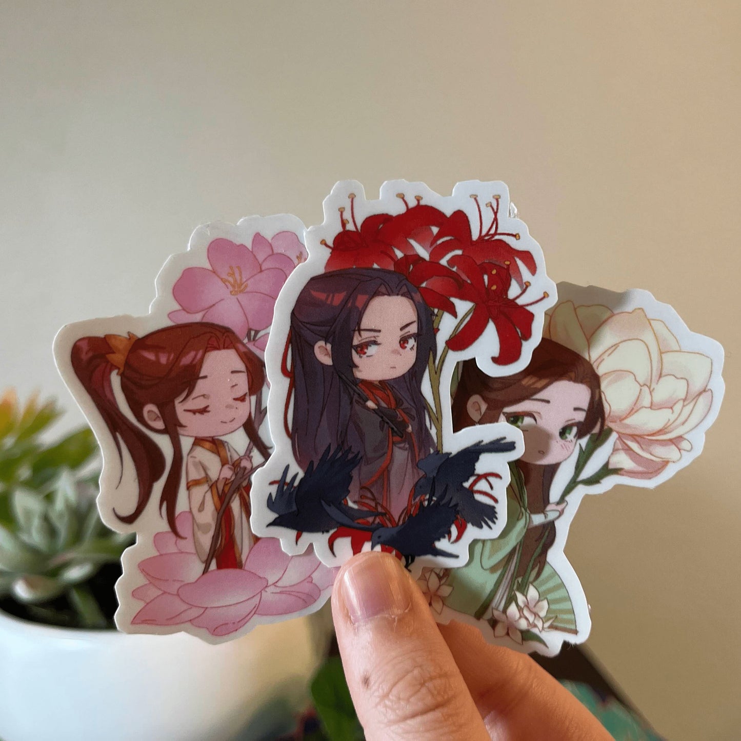 MXTX Flower Stickers