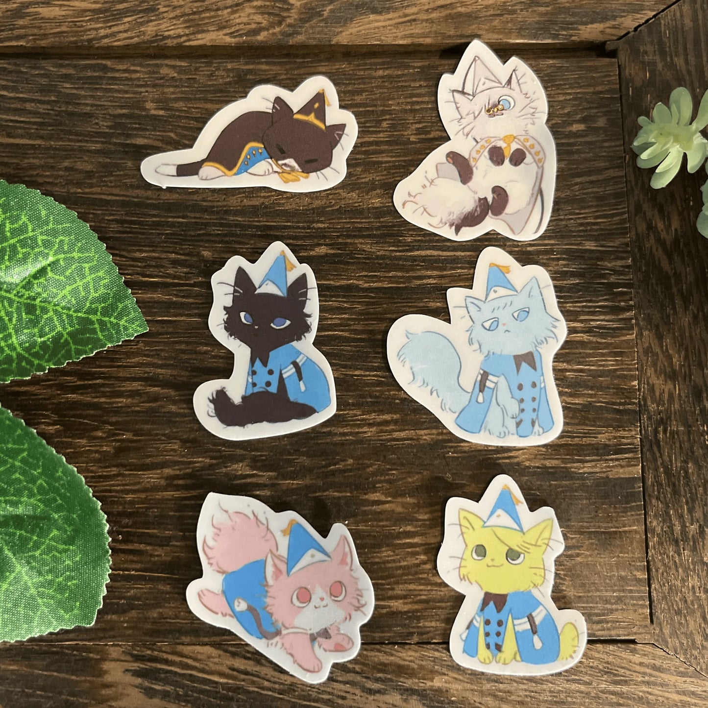 WHA Cat Stickers