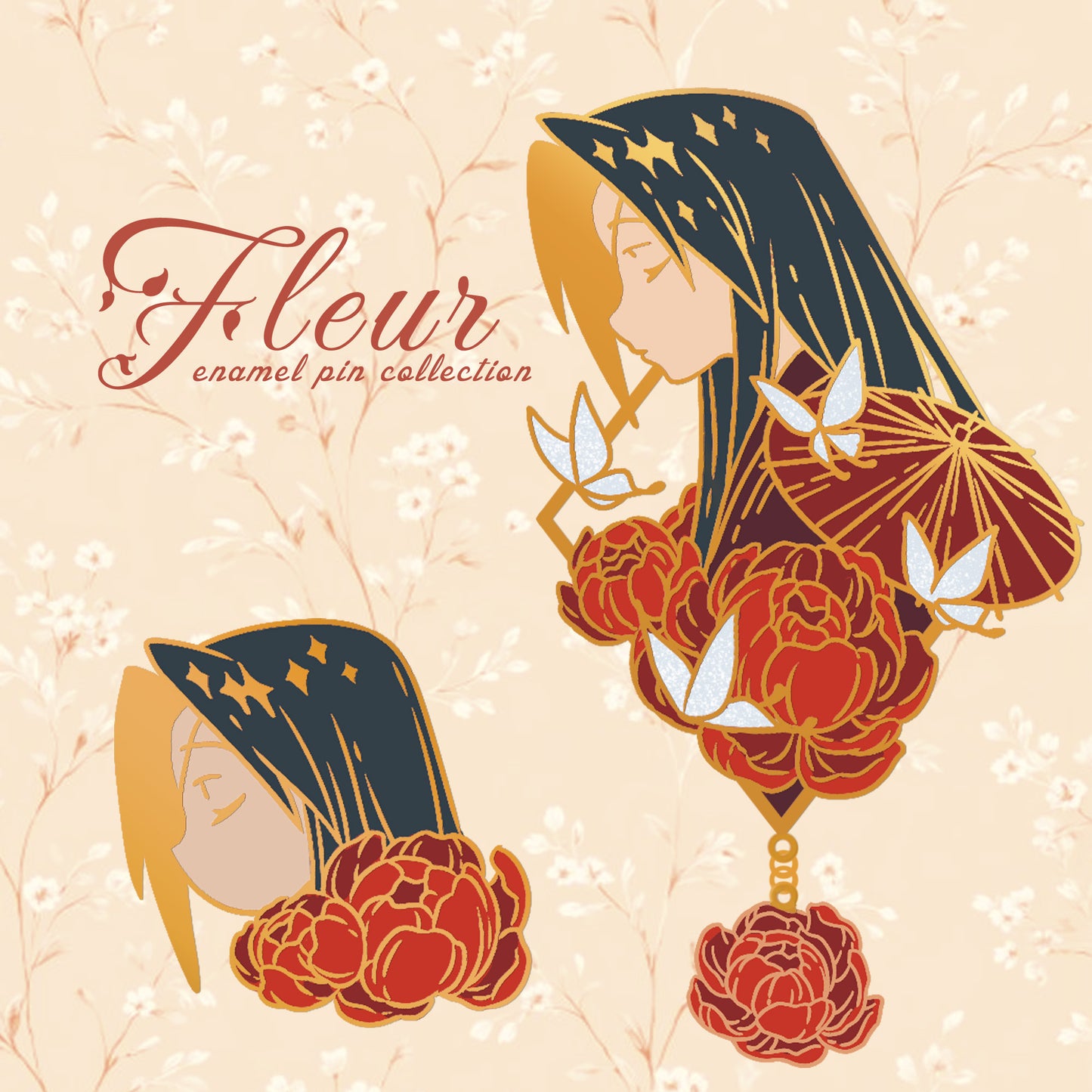 [Preorder] MXTX Fleur Pins