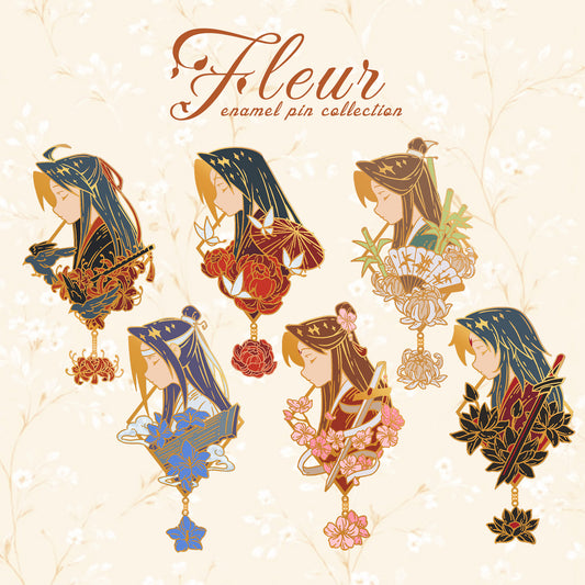 [Preorder] MXTX Fleur Pins